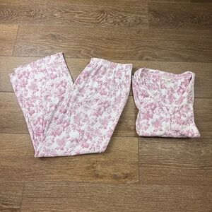 Floral Pink Pajama Set